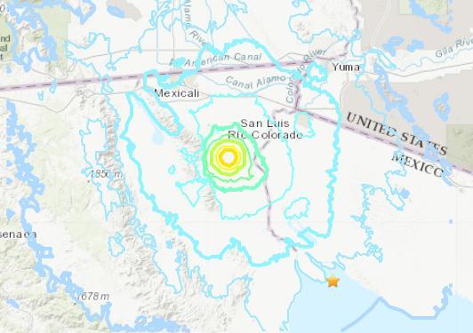 
北京时间3月7日11点52分，墨西哥西部发生5.5级地震，震源深度32.3千米。(图片来源：美国地质勘探局网站)